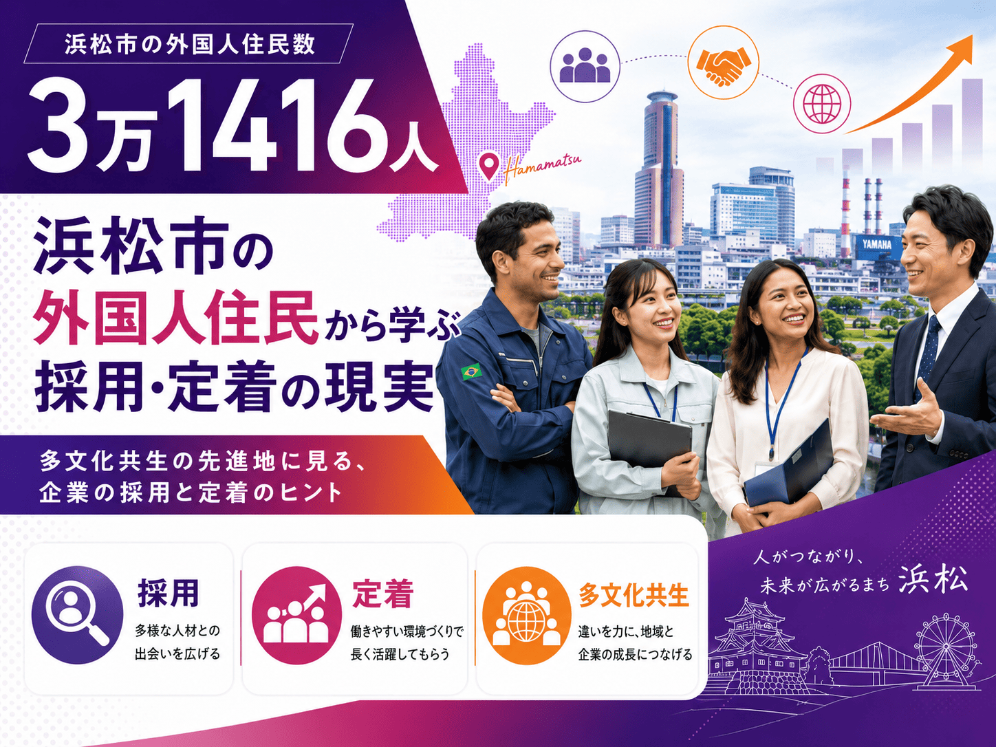3万1416人｜浜松市の外国人住民から学ぶ採用・定着の現実